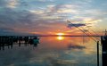 bay sunset